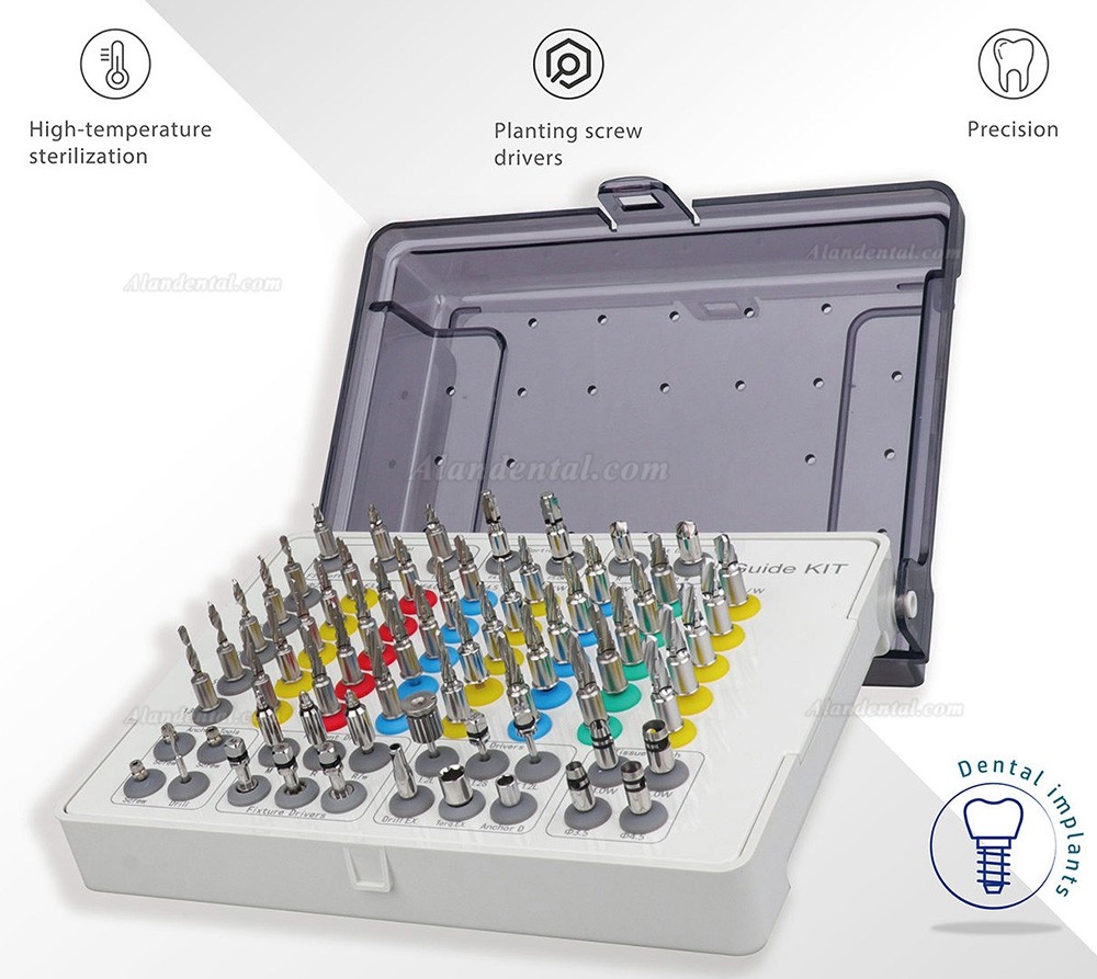 Universal Dental Implant Guide Kits Tissue Punch Guide Reamer Anchor Drill Guide Kit